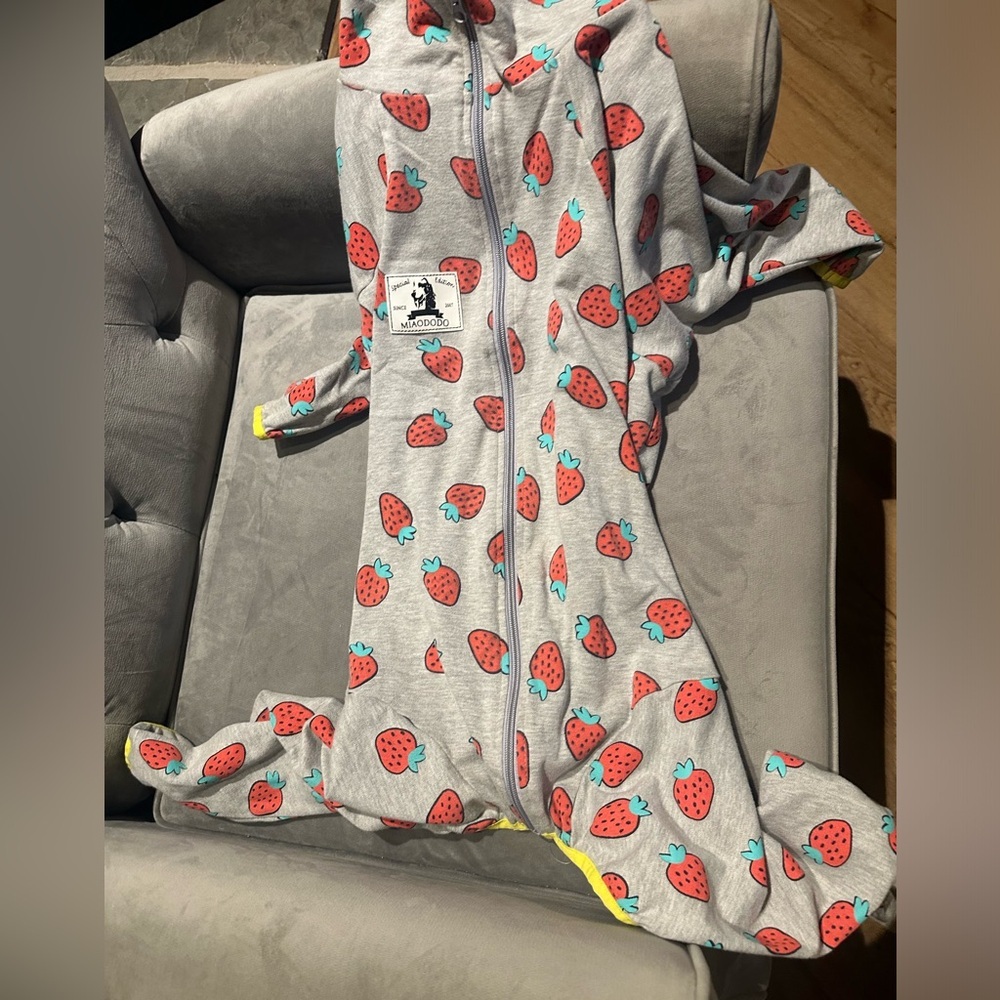 Cute Strawberry DOG PJ’s - Picture 5 of 13